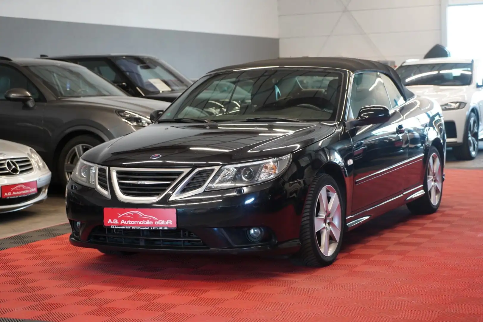 Saab 9-3 Vector 1.9 TTDI Aut. Cabriolet  2.Hand*Xenon Schwarz - 1