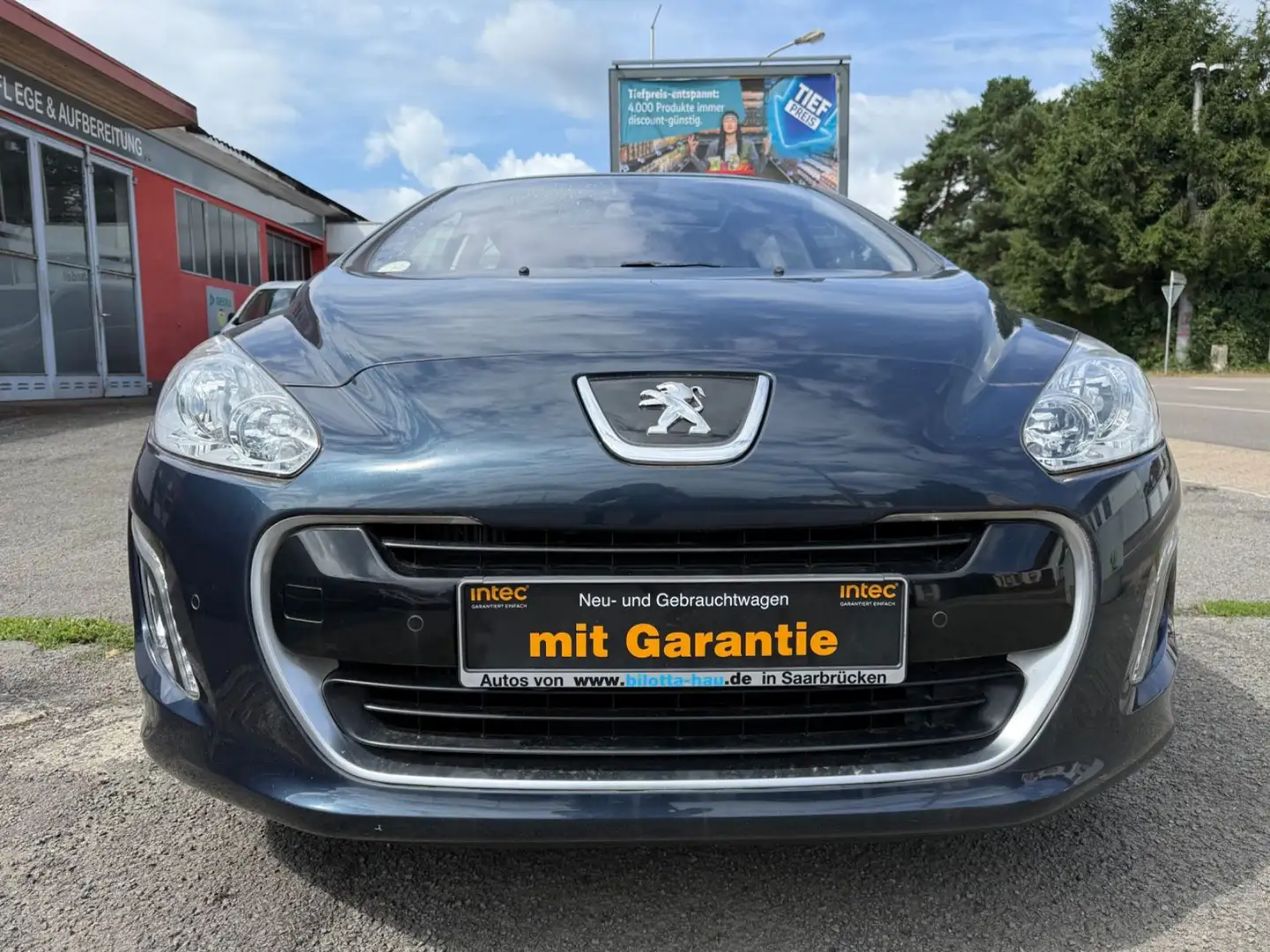 Peugeot 308 Allure Leder Navi Sitzheizung Pdc AHK Pano Blauw - 2