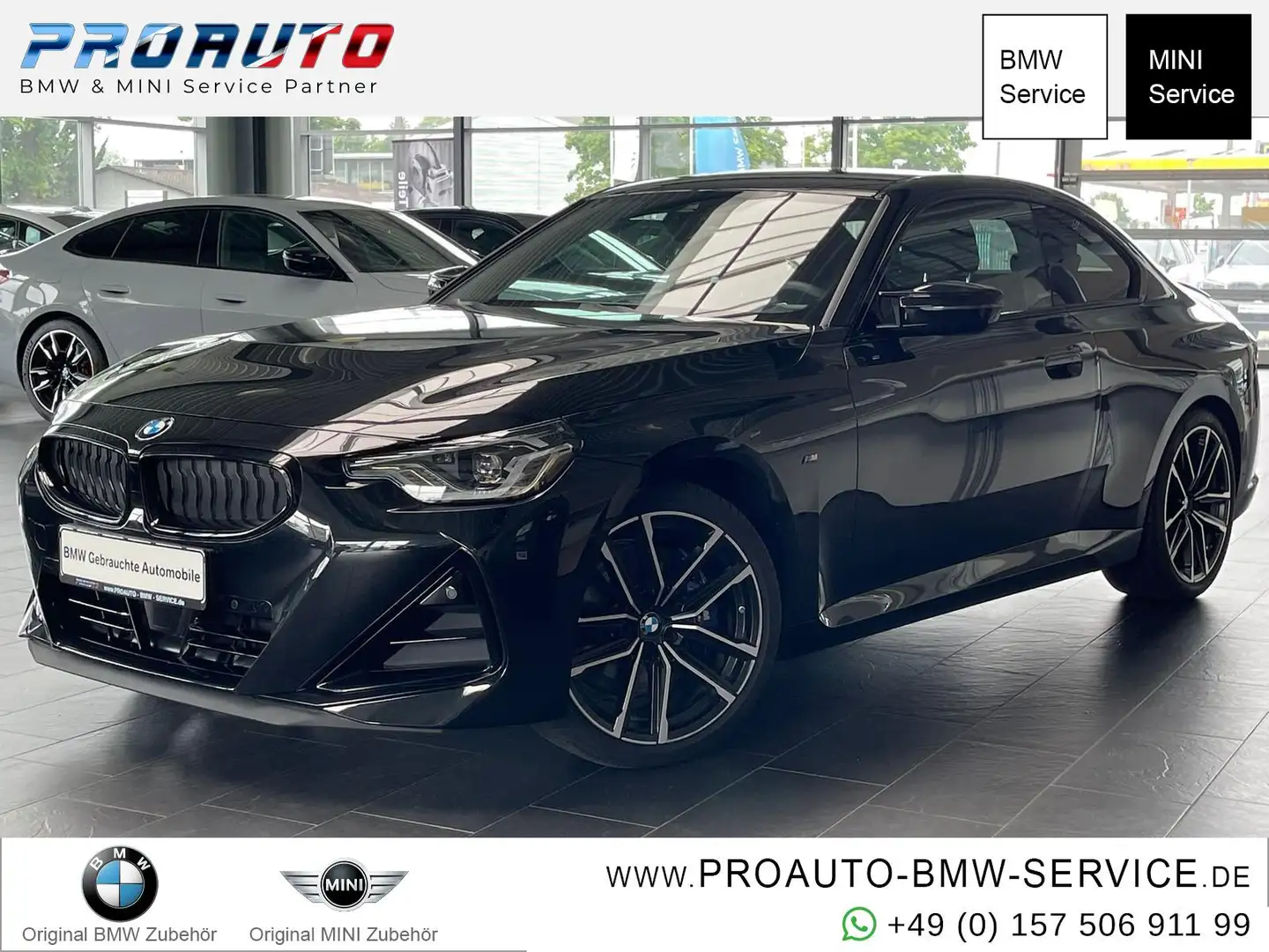 BMW M240 xDrive ACC/HUD/K.Zg/A-LED/LiveCoPro/HiFi Schwarz - 1