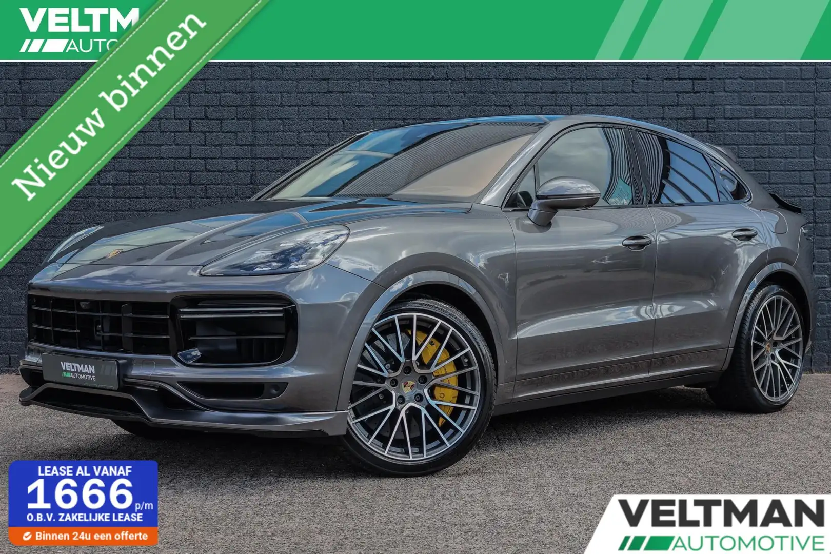 Porsche Cayenne Coupé 4.0 Turbo S E-Hybrid PANO KERAMISCH BURMESTE Gri - 1