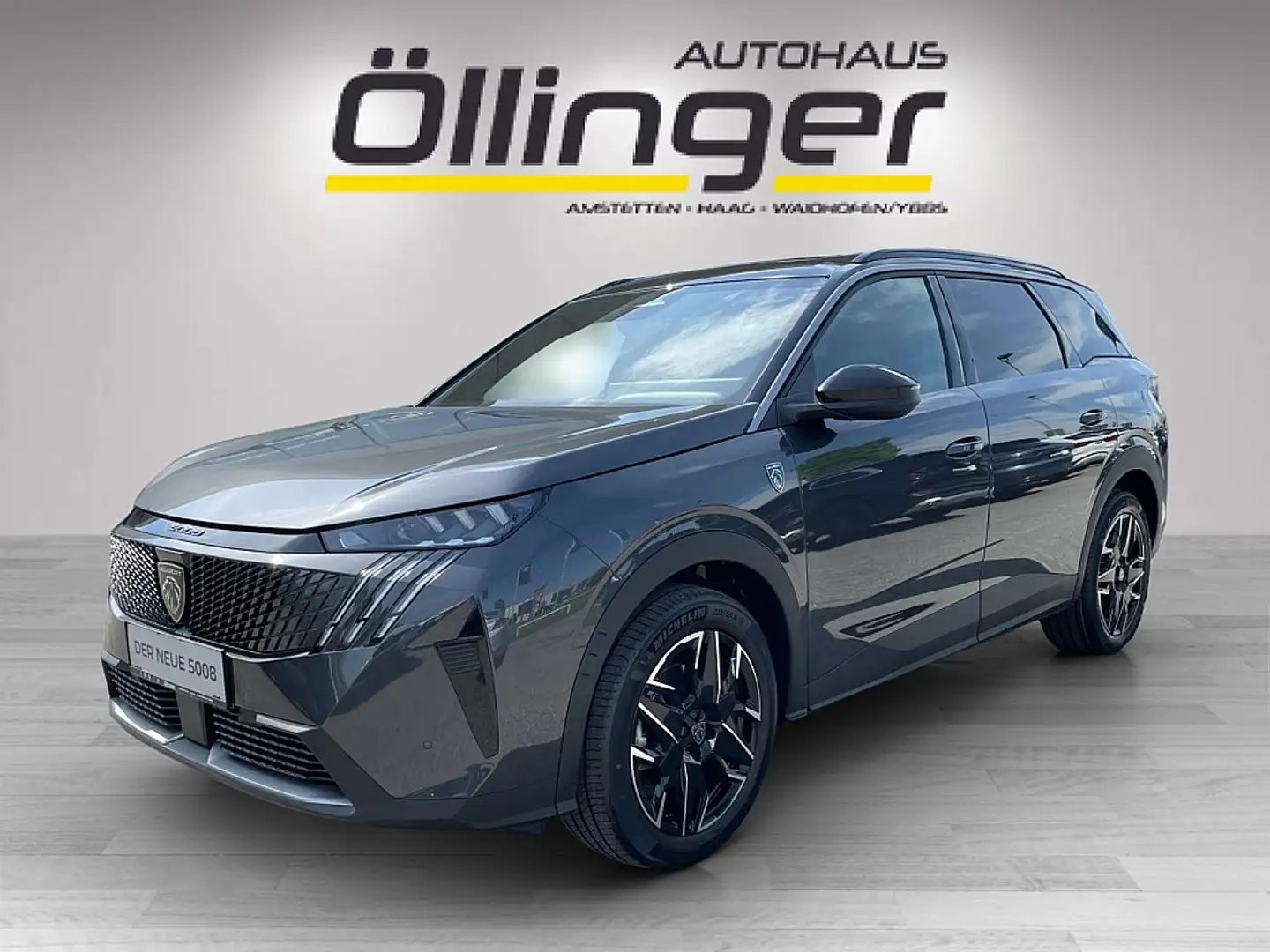 Peugeot 5008 mHEV 145 e-DCS6 GT Aut. Grau - 1