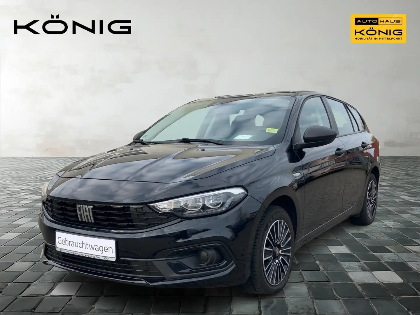 Fiat Tipo 1.5 GSE Automatik*Klimaaut.* Schwarz - 1
