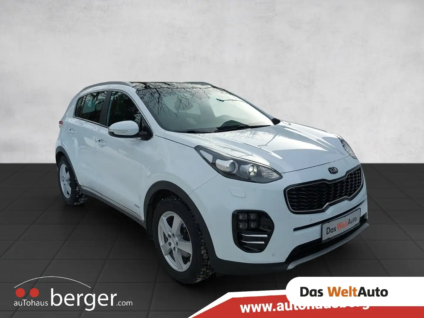 Kia Sportage 2,0 CRDI AWD GT-Line Weiß - 1
