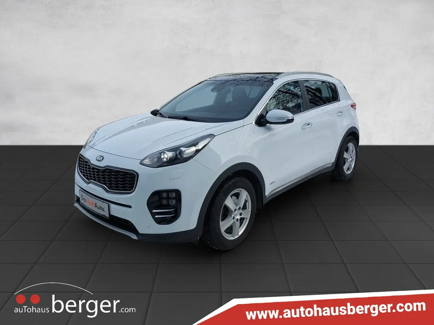 Kia Sportage 2,0 CRDI AWD GT-Line Weiß - 2