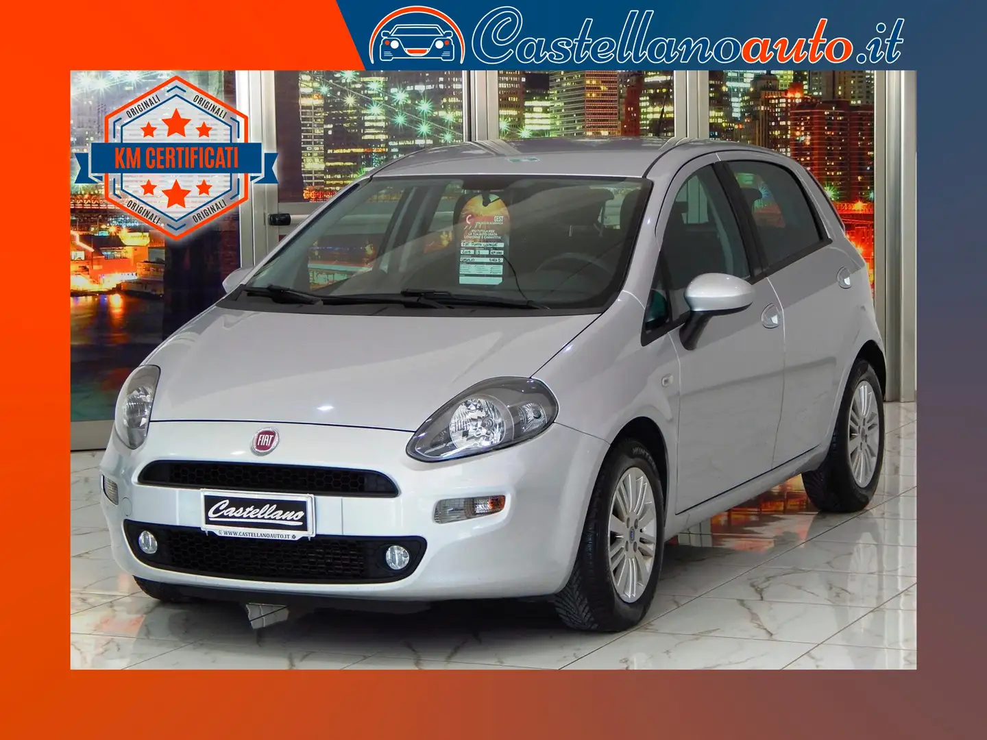 Fiat Punto 1.3 mjt II 16v Lounge 75cv 5p Grau - 1