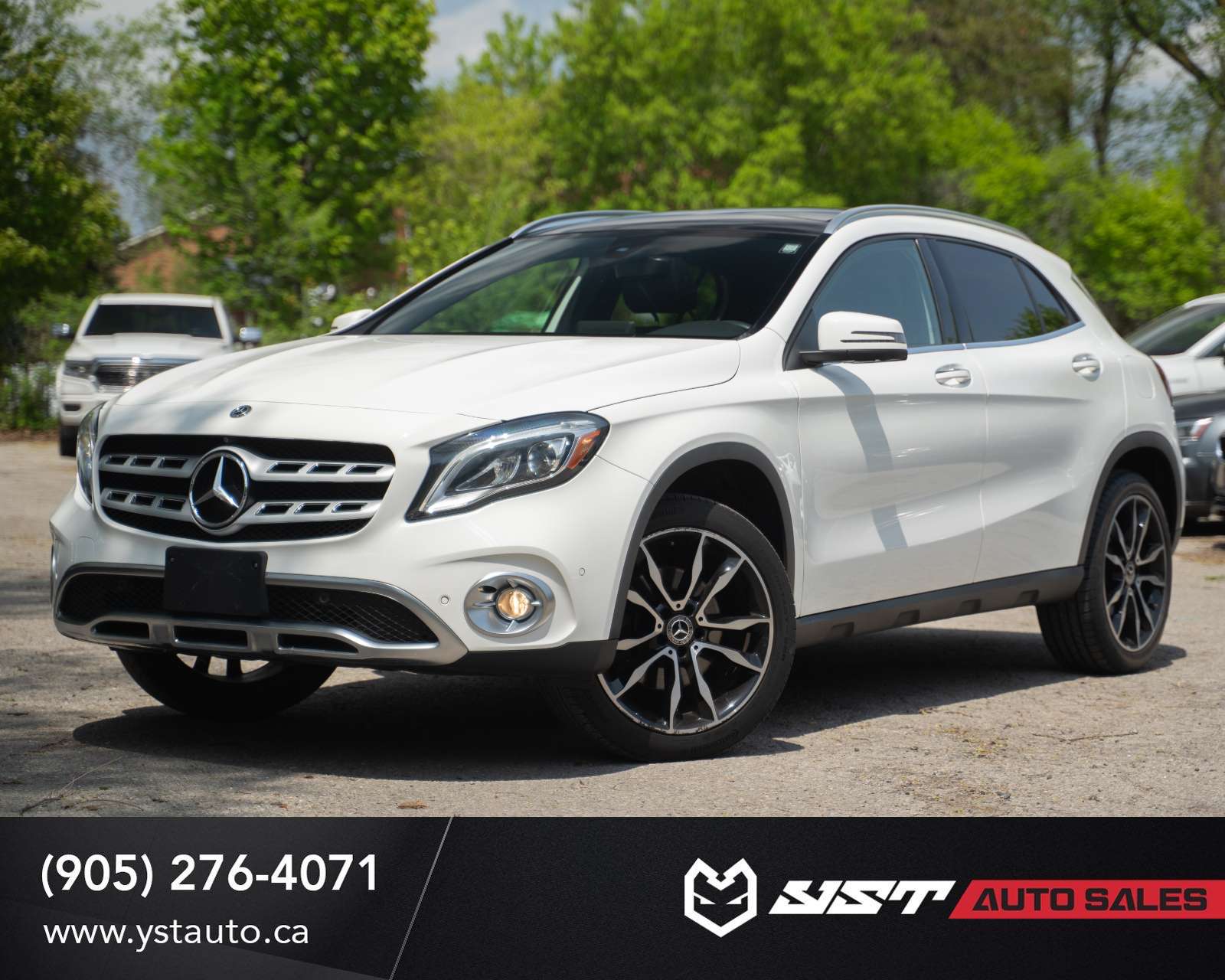 White 2018 Mercedes-Benz GLA 250 4MATIC SUV / Crossover All-Wheel Drive Automatic