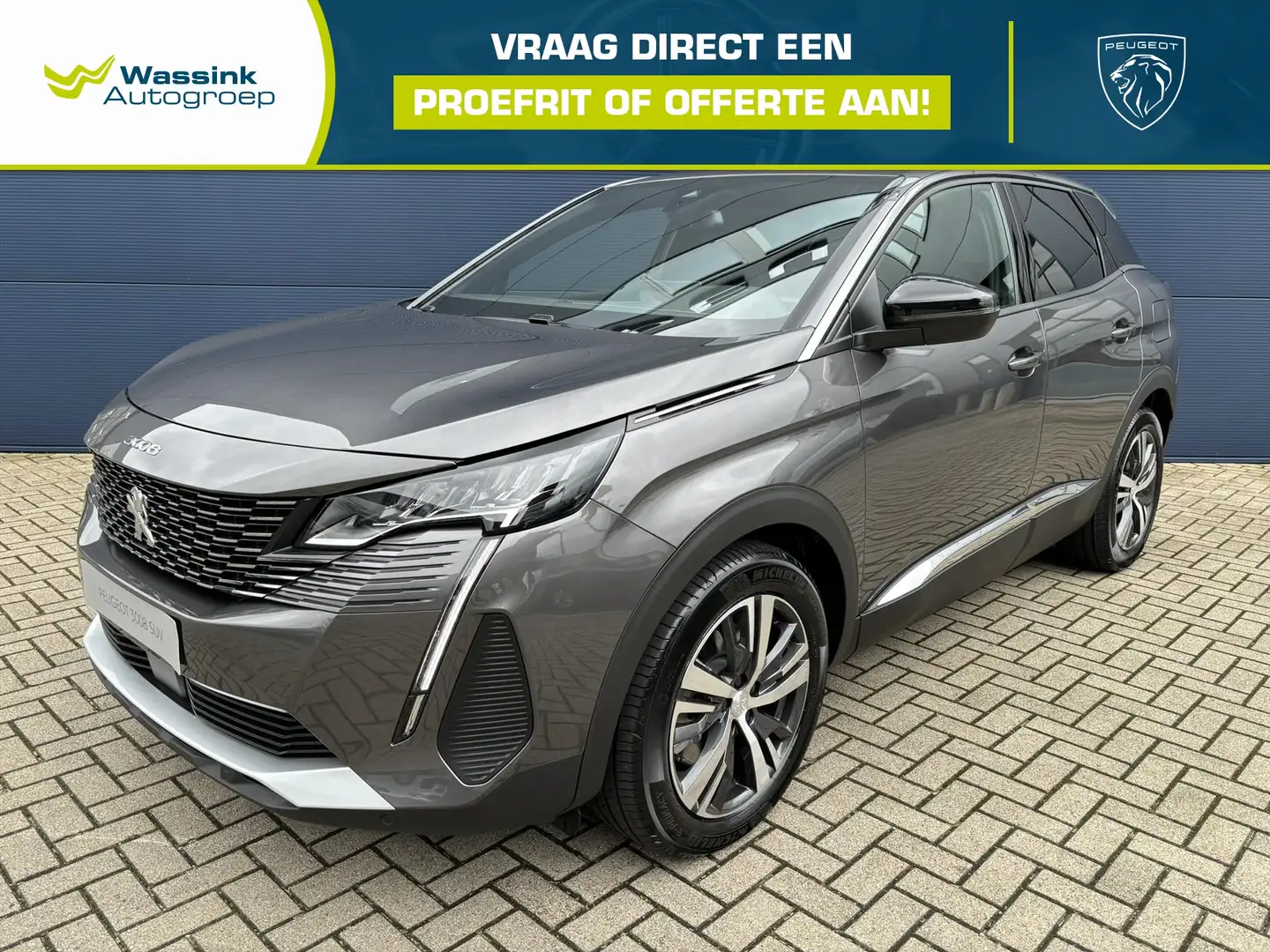 Peugeot 3008 1.6 Plug-in HYbrid 225pk Automaat Allure Pack | WI Gris - 2