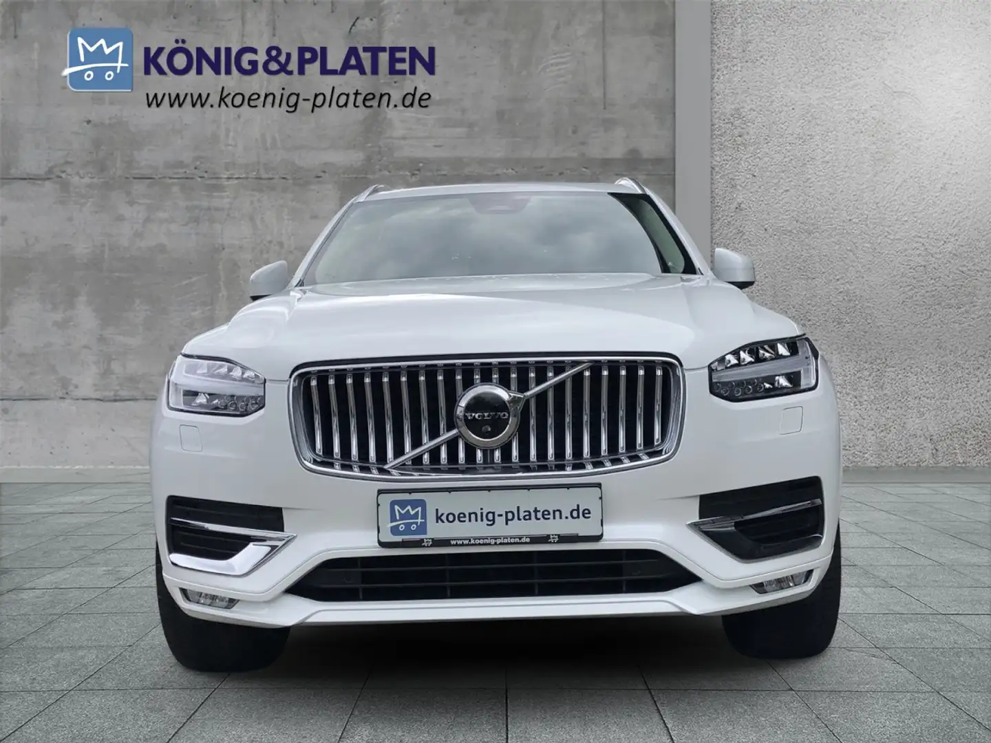 Volvo XC90 B5 (Diesel) AWD Plus Bright (EURO 6d) Klima Leder Weiß - 2