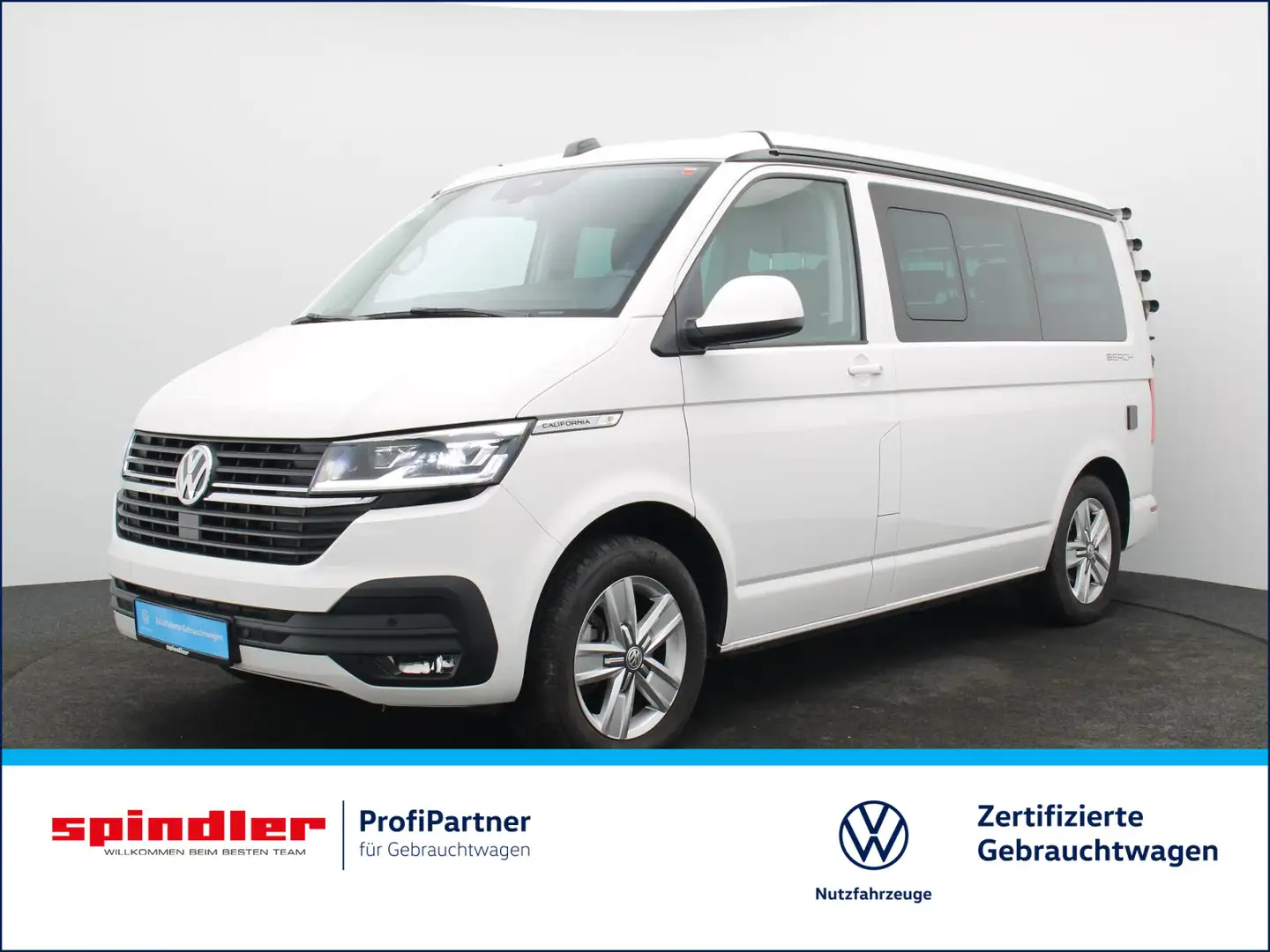 Volkswagen T6.1 California Beach 2.0 TDI DSG / Navi, LED Weiß - 1