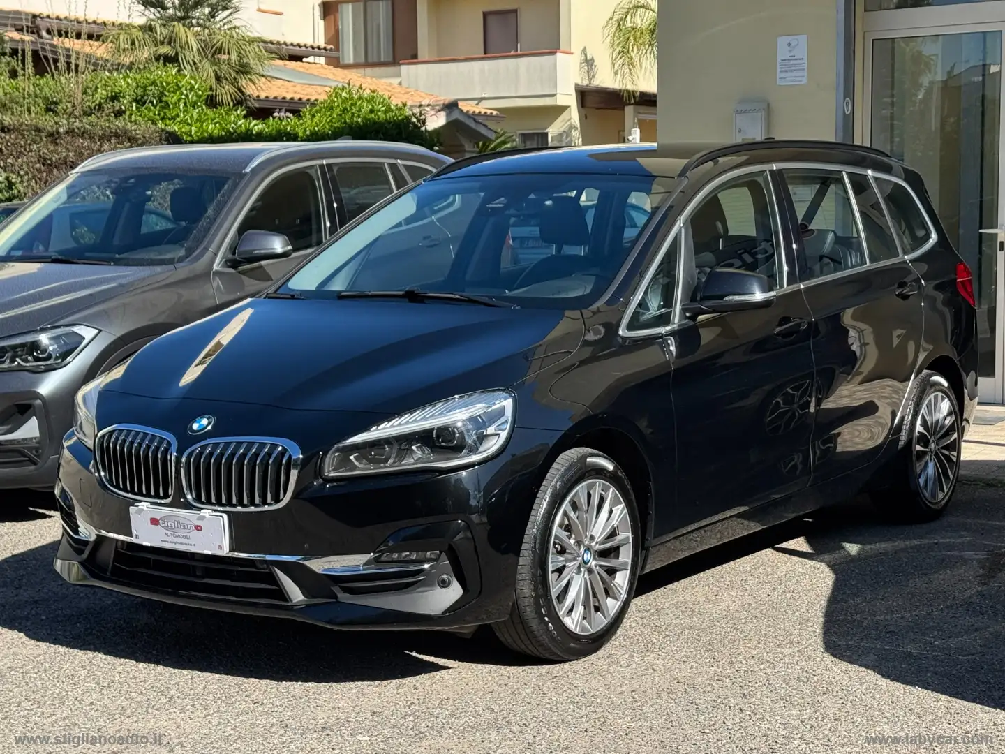 BMW 218 218d Drive Gran Tourer Luxury 7 POSTI PELLE Negro - 2