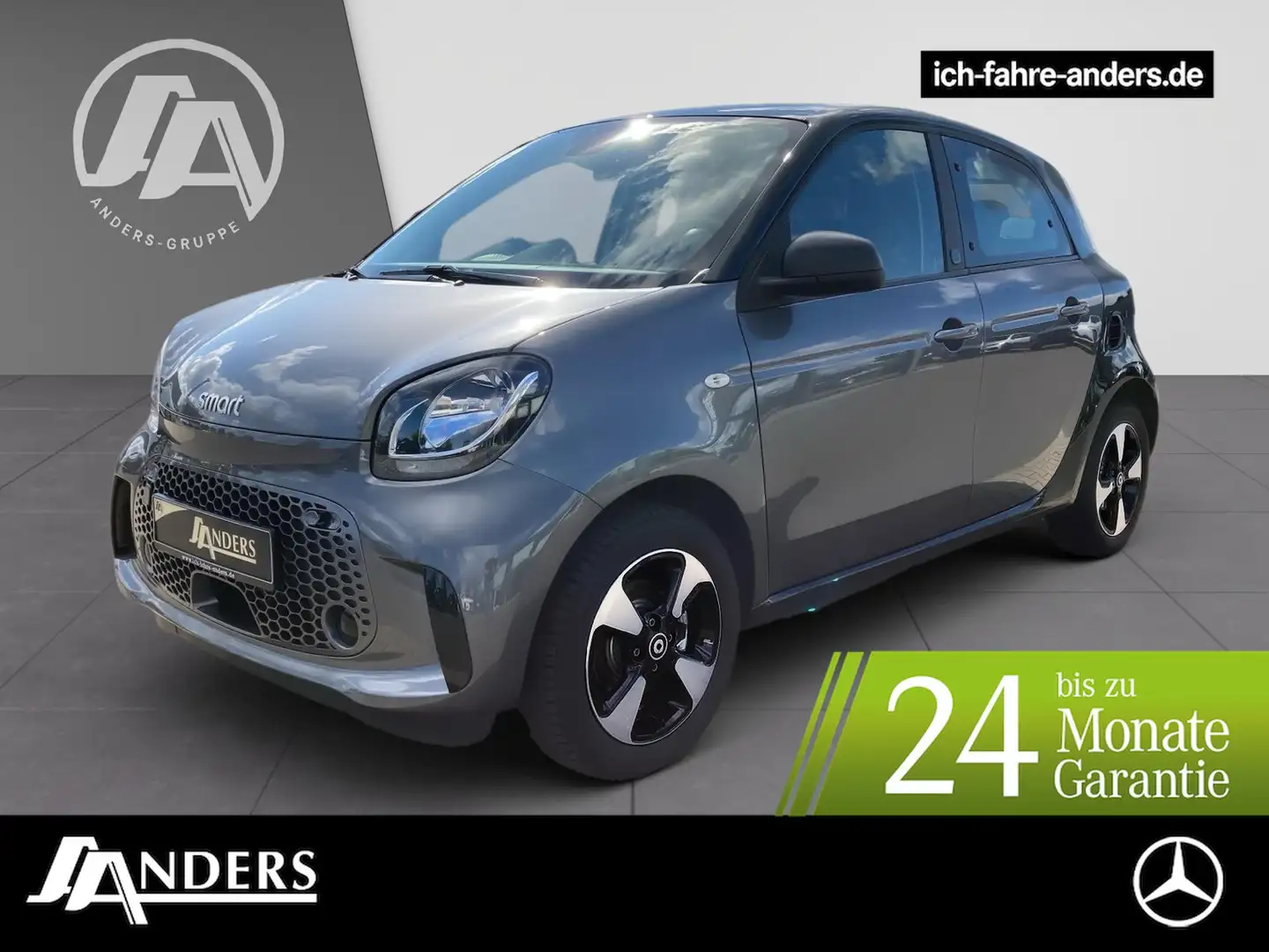 smart forFour EQ Passion+COOL&MEDIA+SHZ+PDC+Apple+Temp Grau - 1
