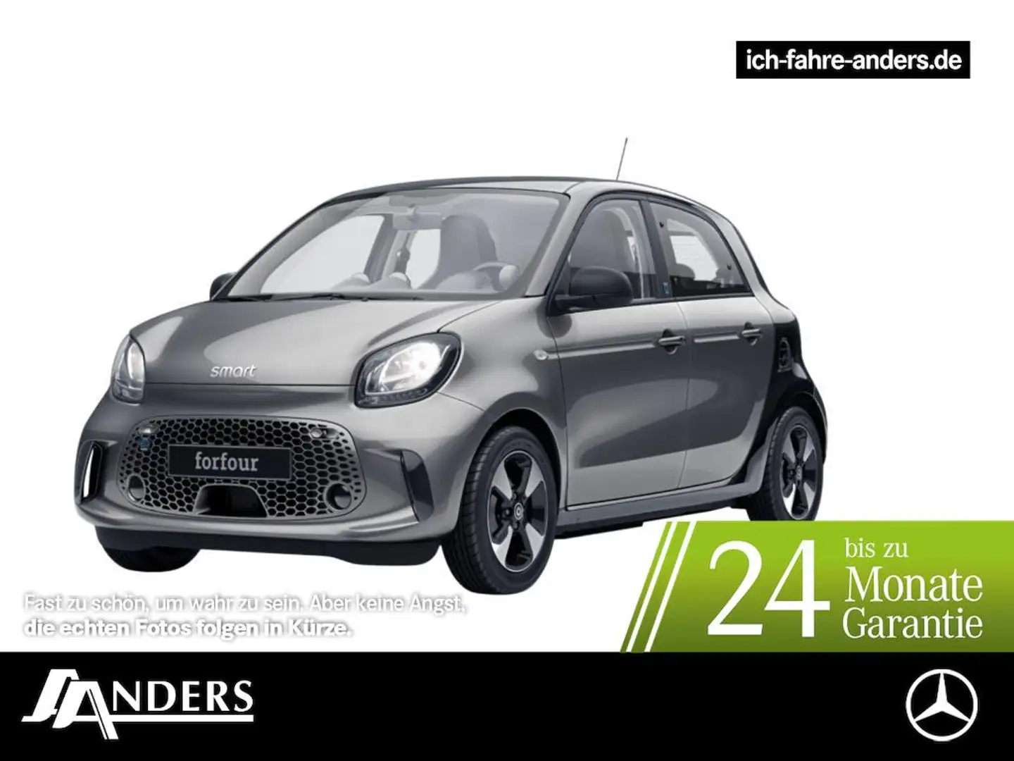 smart forFour EQ Passion+COOL&MEDIA+SHZ+PDC+Apple+Temp Grau - 1