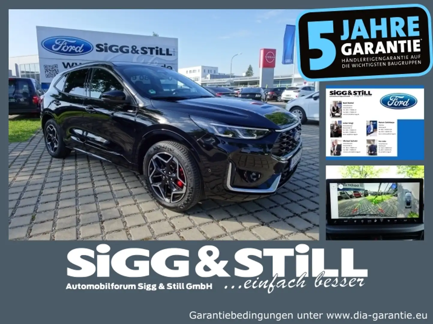 Ford Kuga ST-Line X 2.5 Hybrid AWD 360*4XSHZ*B&O*HUD Noir - 1