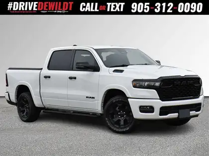 White 2026 RAM 1500 Pickup Truck Four-Wheel Drive 8-Speed Automatic