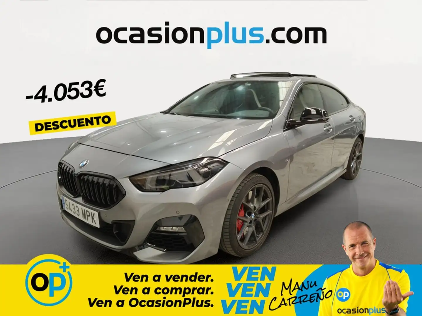 BMW 220 220iA Gran Coupé Gris - 1