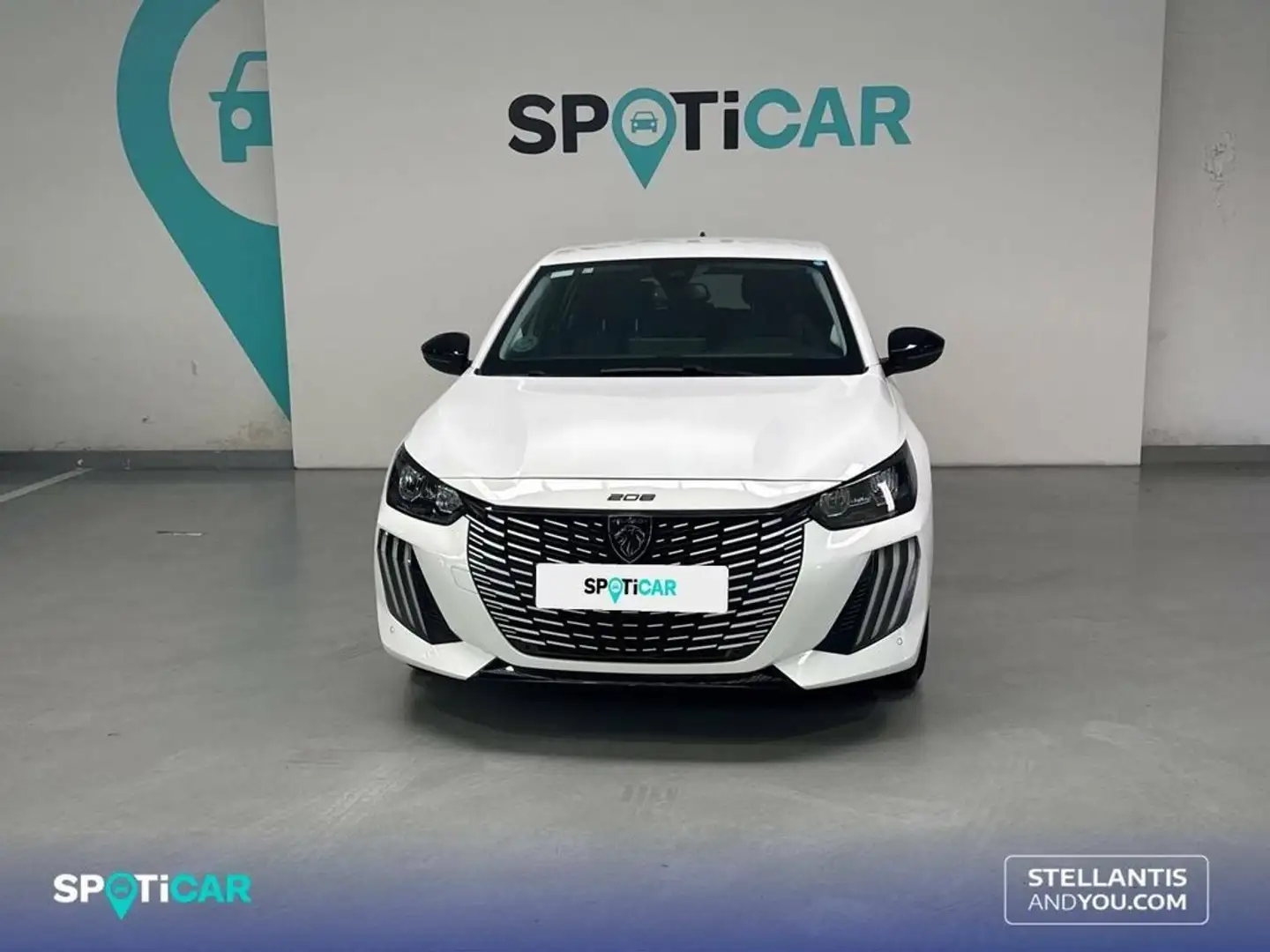 Peugeot 208 Puretech 100 Allure Blanc - 2