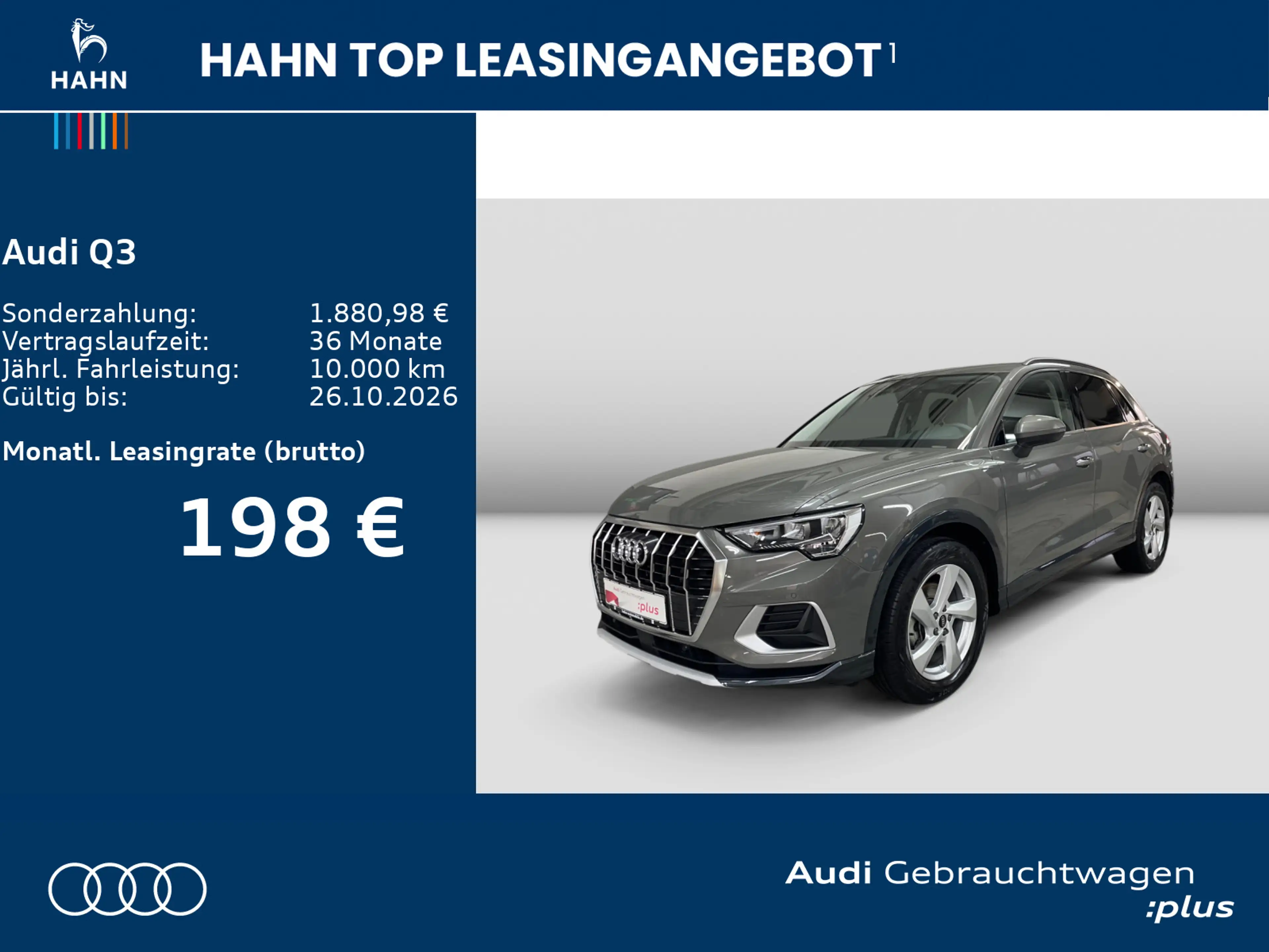 Audi Q3 35 TFSI S-tronic advanced AHK LED Navi Virtua — photo 2