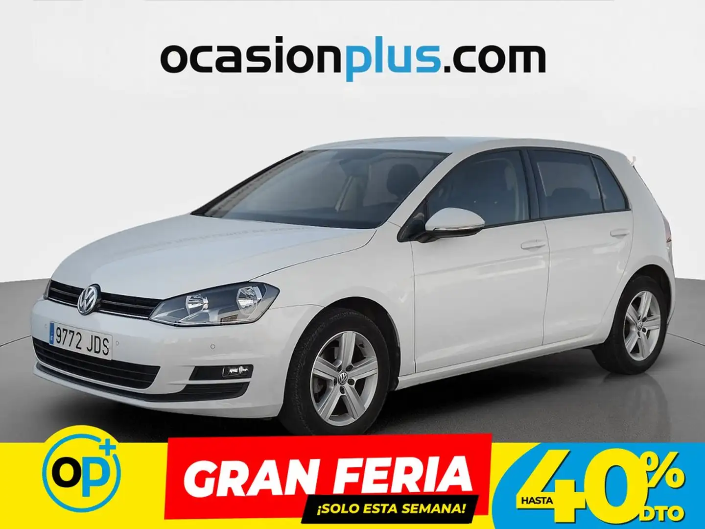 Volkswagen Golf 1.6TDI CR BMT Advance DSG 105 Blanco - 1