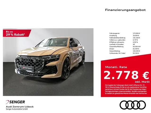 Audi RS Q8 SUV performance tiptronic DigitalesCockpit