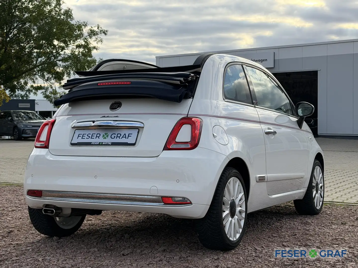 Fiat 500C 1.2 DolceVita Aut. Klima/Sitzh/DAB/CarPlay Blanc - 2