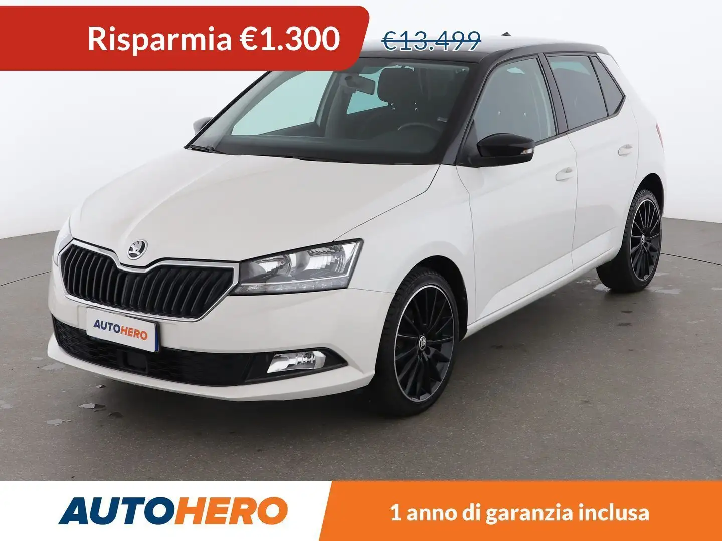 Skoda Fabia 1.0 TSI Twin Color Bianco - 1