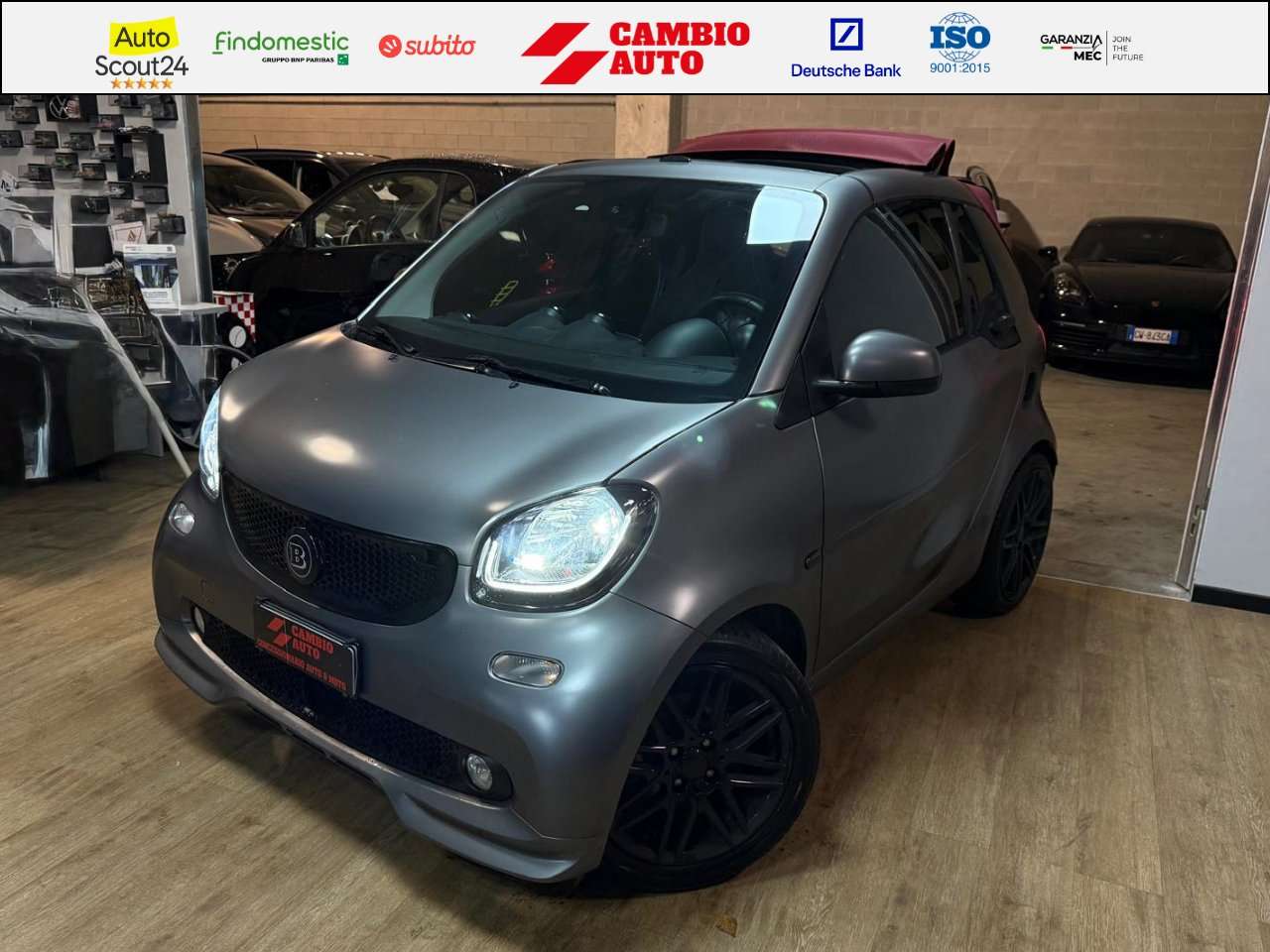 smart forTwo Cabrio 0.9 t Brabus Style 90cv twinamic