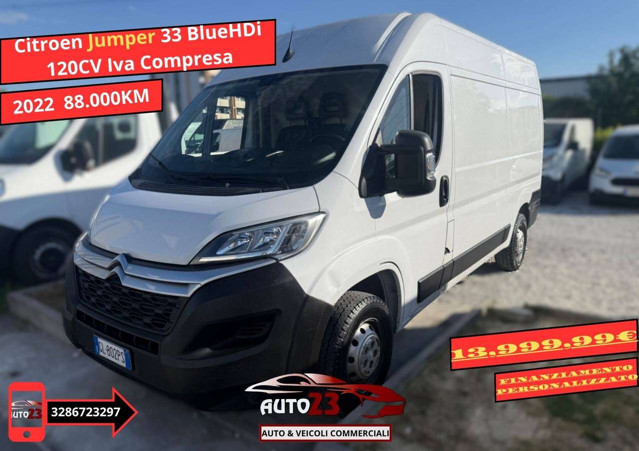 Citroen Jumper Citroen Jumper 33 BlueHdi 120CV + Iva 22%