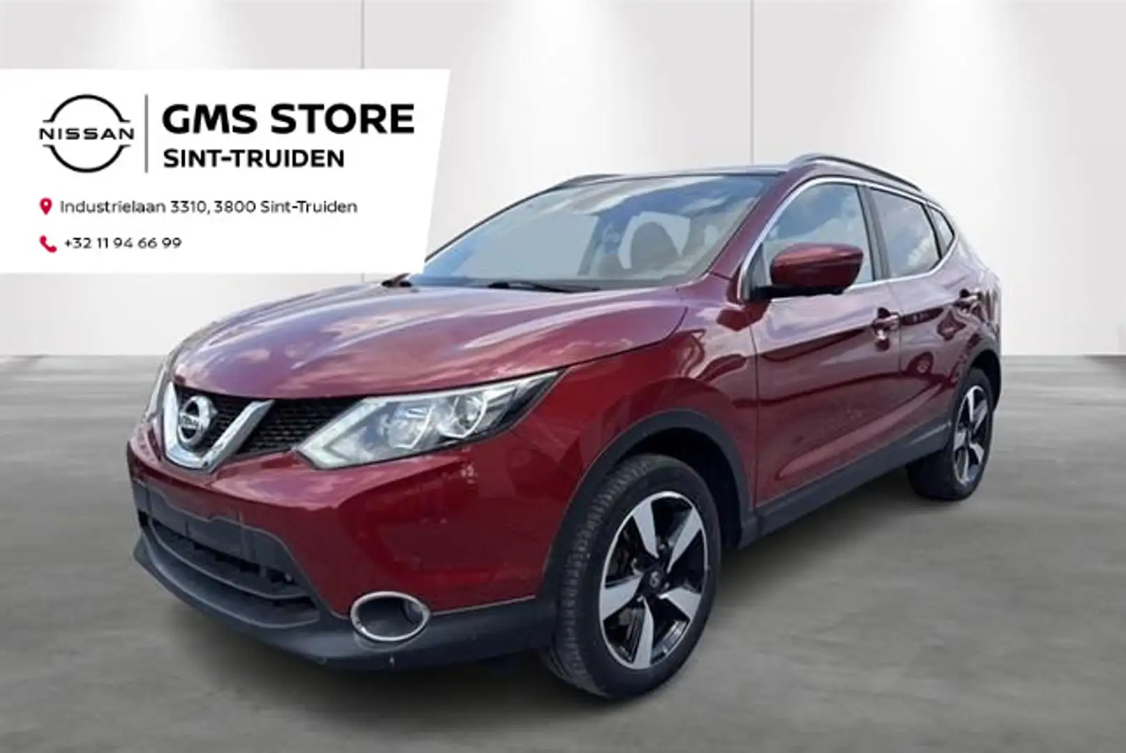 Nissan Qashqai 1.5 dCi Connect Edition Navigatie, automatische ai Rood - 1