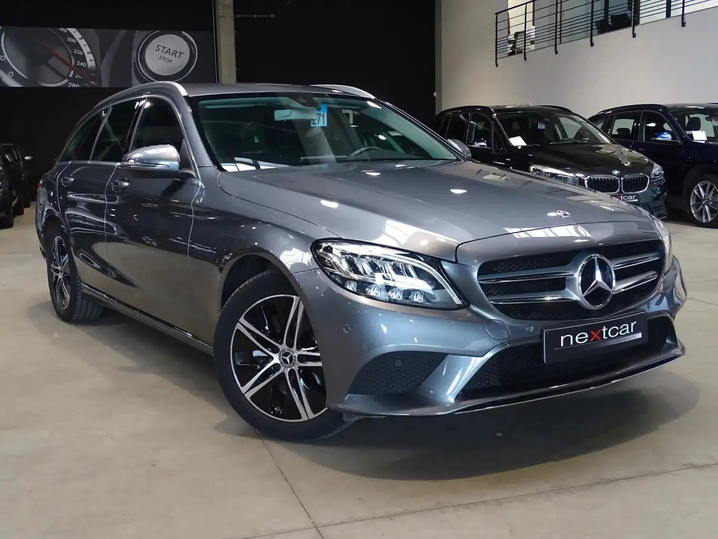 Mercedes-Benz C 180 Break 9GTRONIC Facelift FULL LED-CUIR-PARKTRONIC Gris - 2