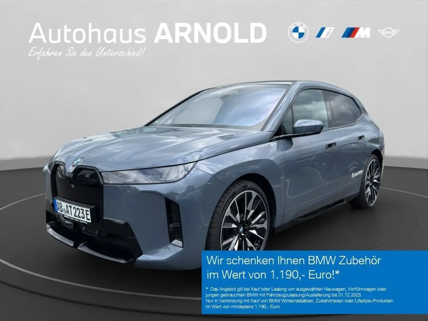 BMW iX xDrive45 M Sportpaket B&W Surround DAB LED Grau - 1