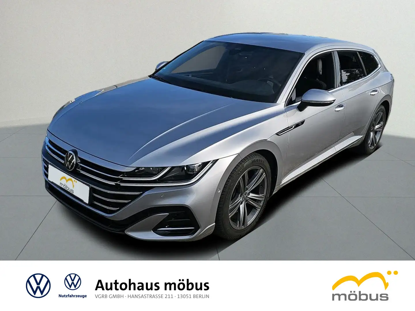 Volkswagen Arteon 2.0 TDI R-Line*DSG*MASSAGE Silber - 2