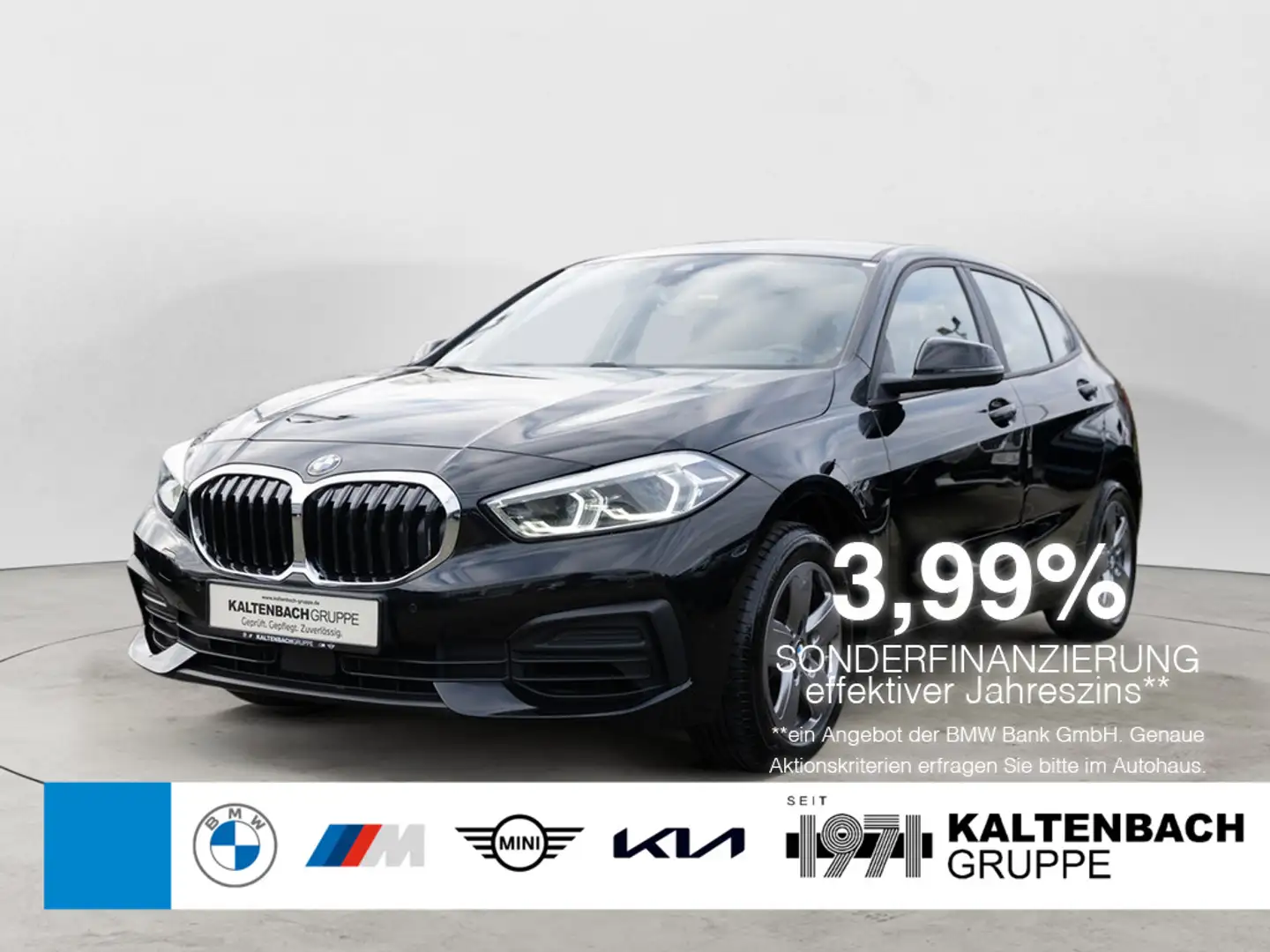 BMW 116 i Advantage AHK LED NAVI SITZHEIZUNG PDC Schwarz - 1