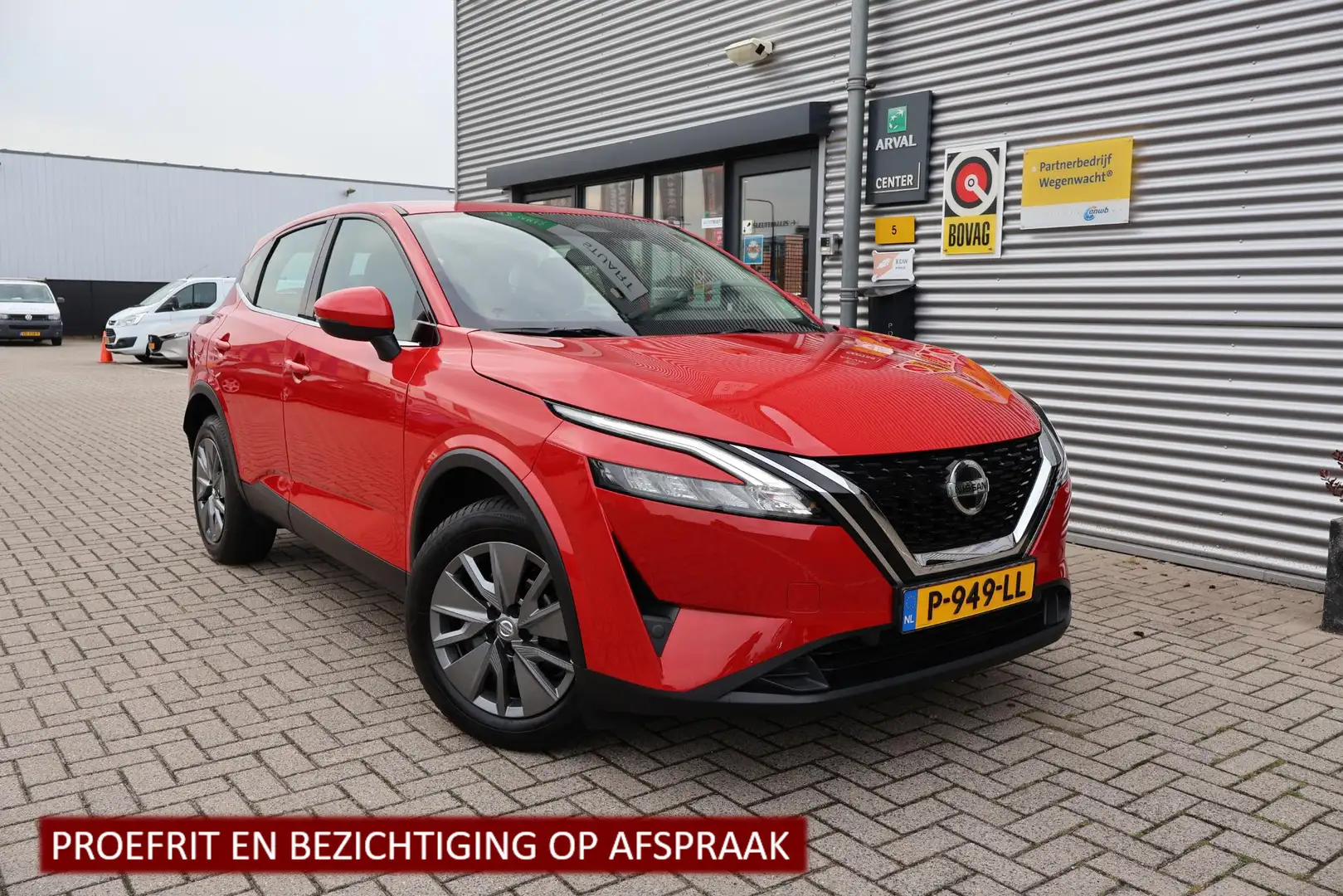 Nissan Qashqai 1.3 MHEV Rijstrook | Bots | DodeHoek | Ad Cruise | Rojo - 1