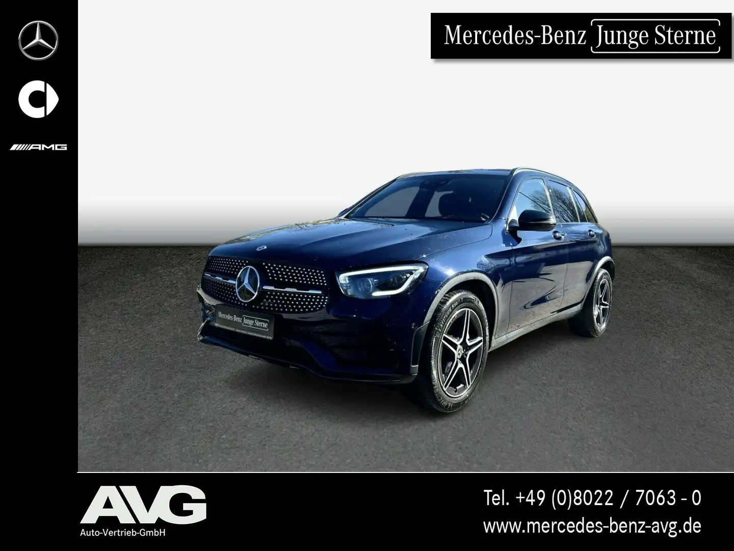 Mercedes-Benz GLC 400 GLC 400 d 4M HUD|RFK|TOTW|MBEAM|AMG|NIGHT|AHK Albastru - 1