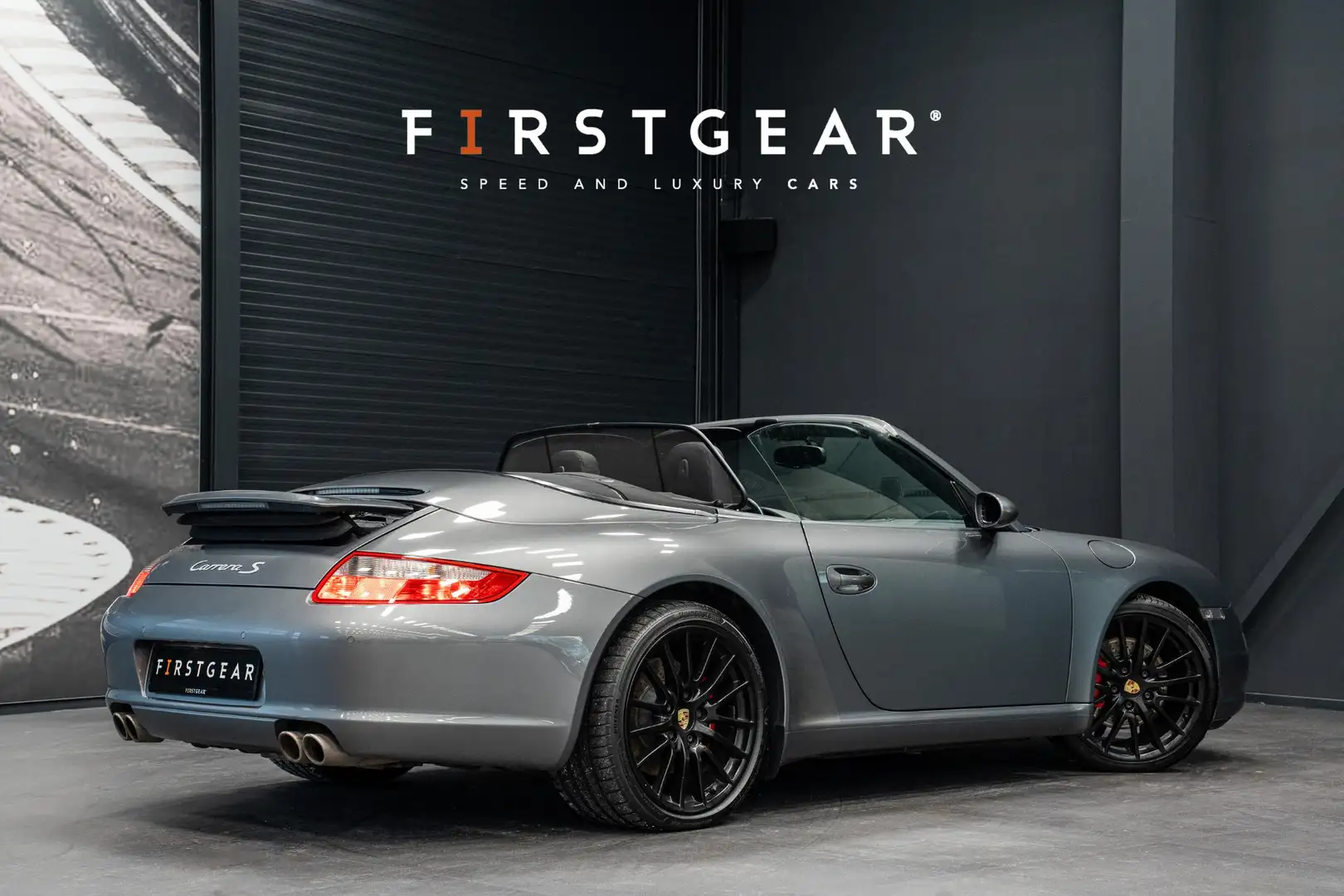 Porsche 997 Cabrio 3.8 Carrera S *BOSE / Voll. Elektr Stoelen Grau - 2