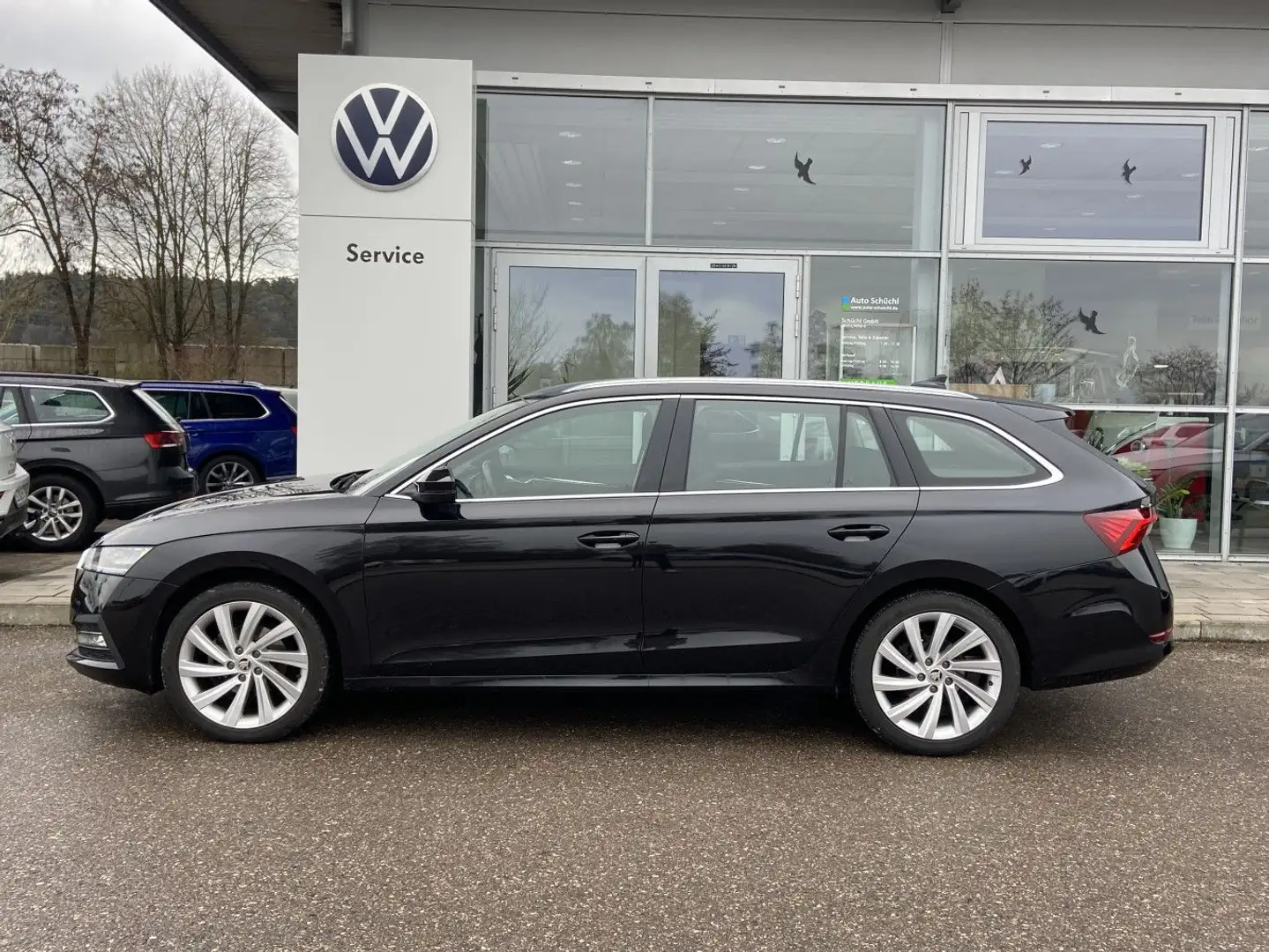 Skoda Octavia Combi 2.0 TDI DSG Style 18"+NAVI-COLUMBU Schwarz - 2