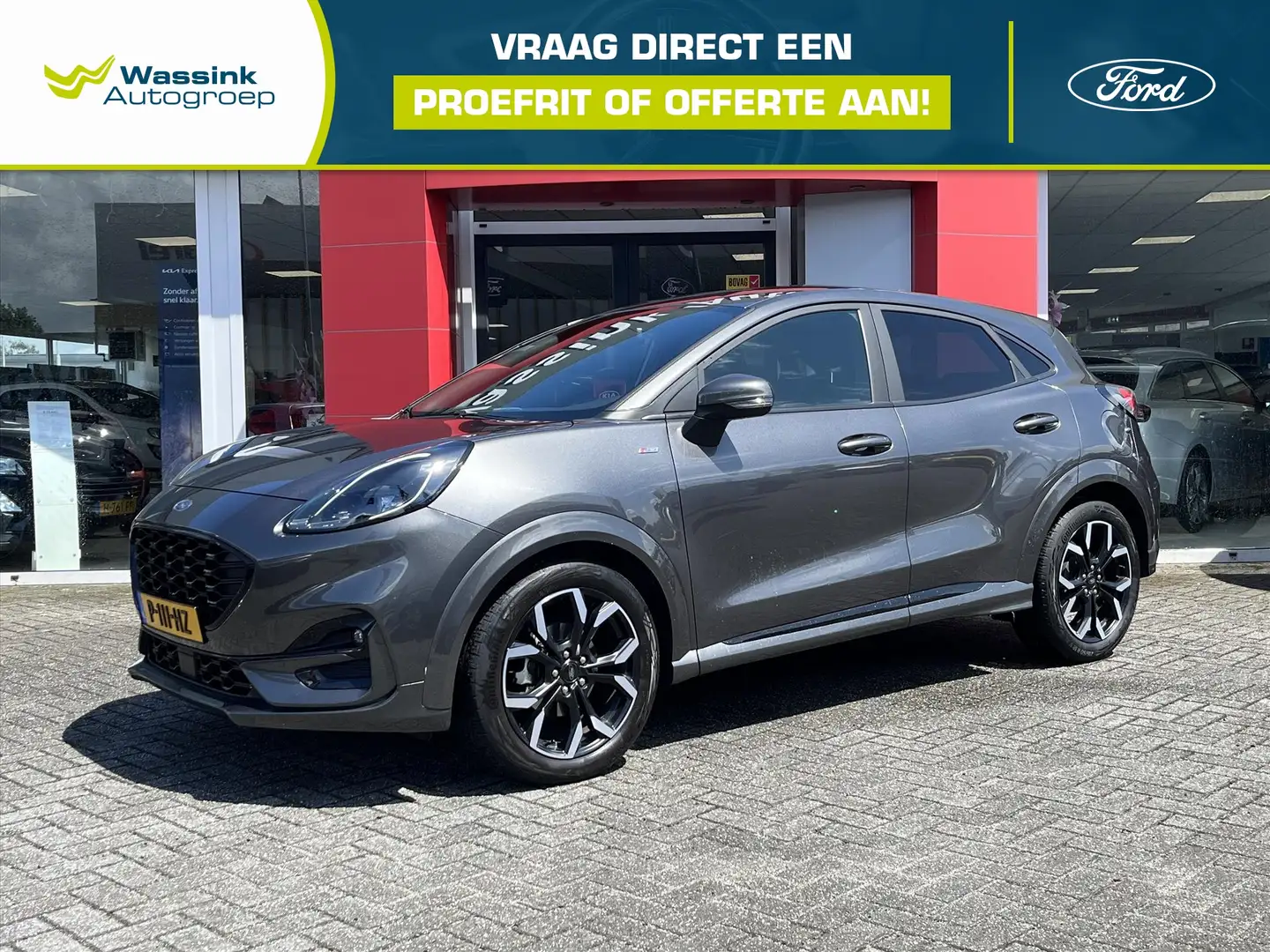 Ford Puma 1.0i Ecoboost Hybrid 125pk Aut ST-Line X | Navigat Gris - 1