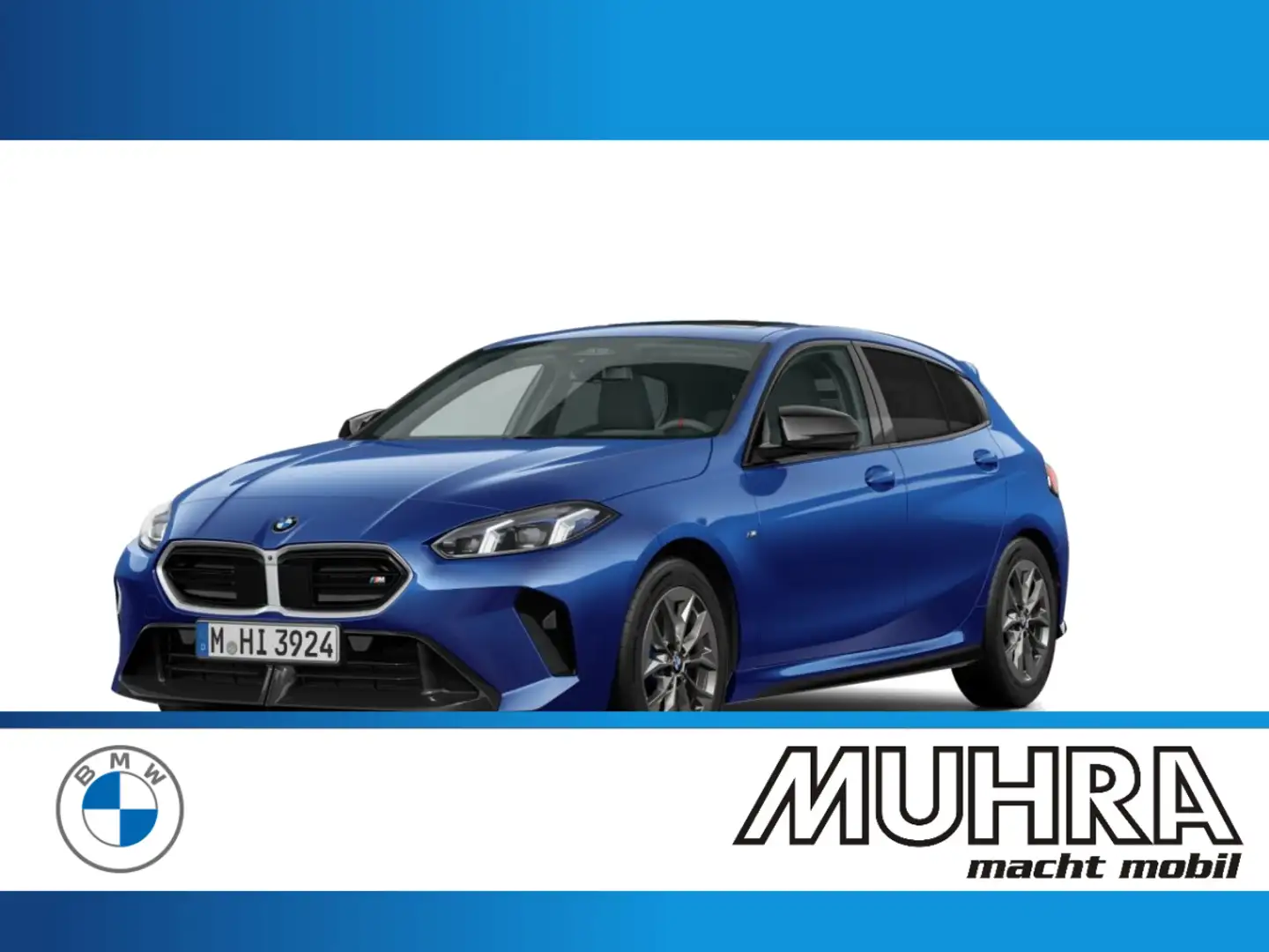 BMW 1er M Coupé M135 xDrive Pano DA Prof. HUD Memory PA+ LC Prof Blau - 2
