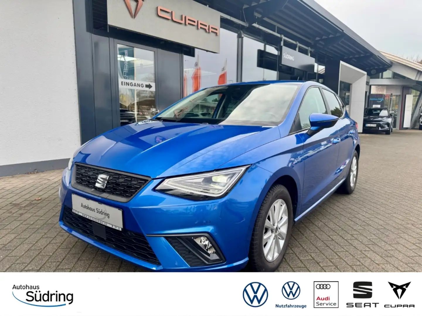 SEAT Ibiza 1,0 TSI Style Navi LED ACC Rückfahrk. Blau - 1