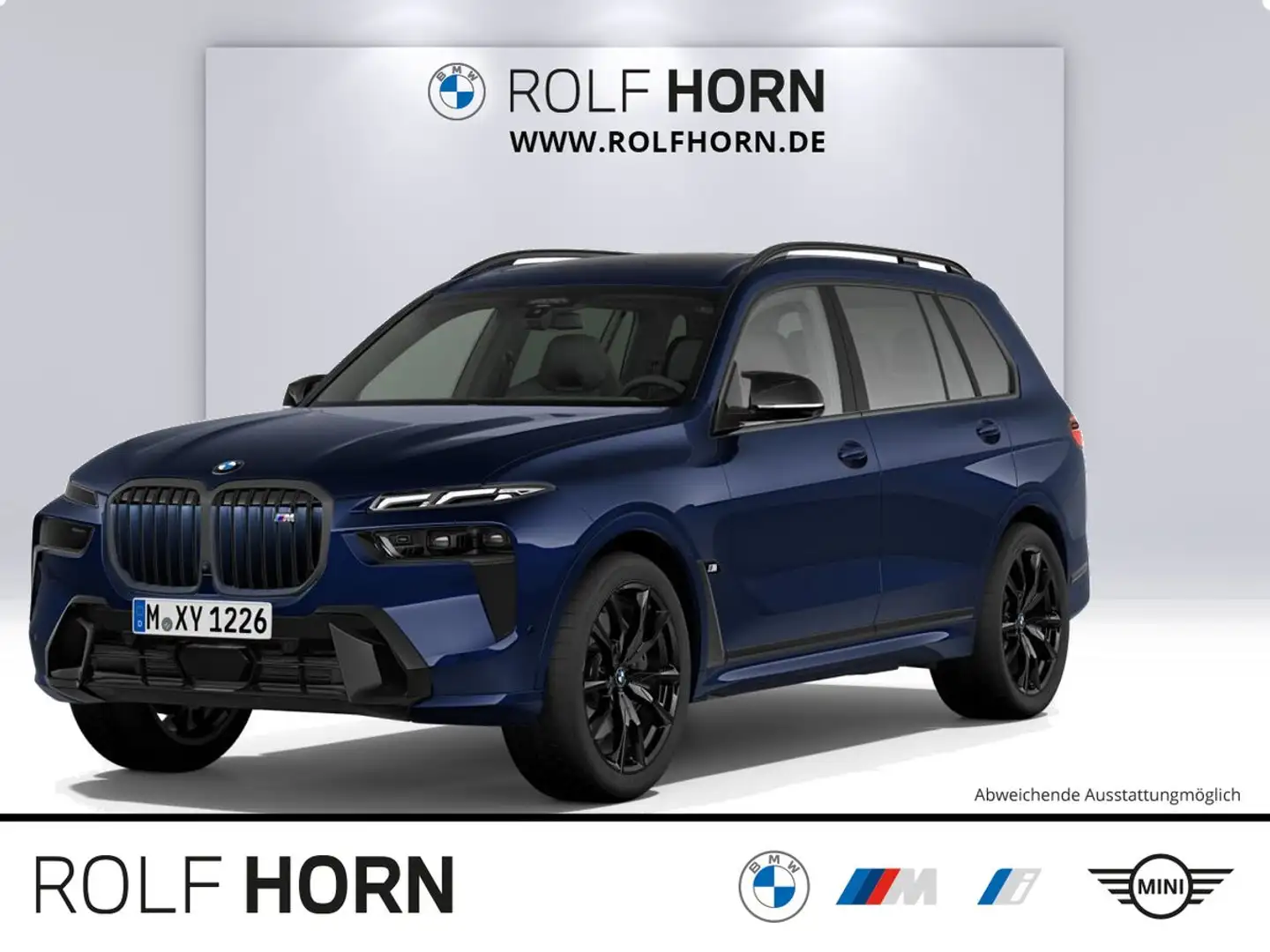 BMW X7 M60i xDrive HeadUp SkyLounge B&W AHK 6Sitzer Blau - 1