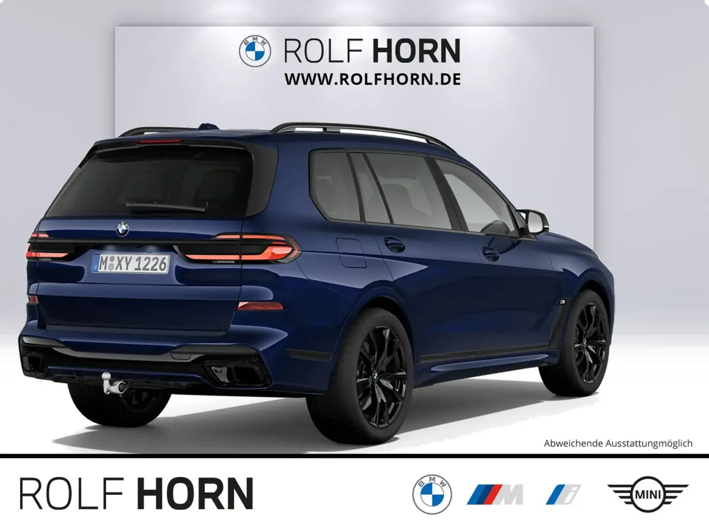 BMW X7 M60i xDrive HeadUp SkyLounge B&W AHK 6Sitzer Blau - 2