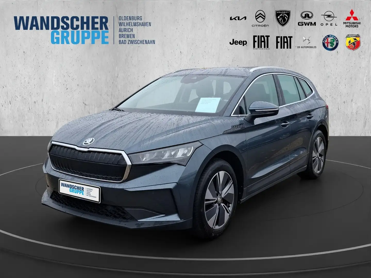 Skoda Enyaq 80 Loft Kam.+KeyLess+LED+Navi+Pano+SD+ACC Grau - 1
