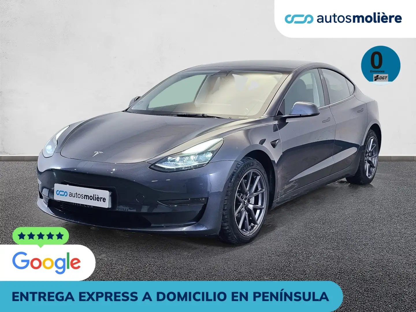 Tesla Model 3 Long-Range Dual Motor AWD Gris - 1