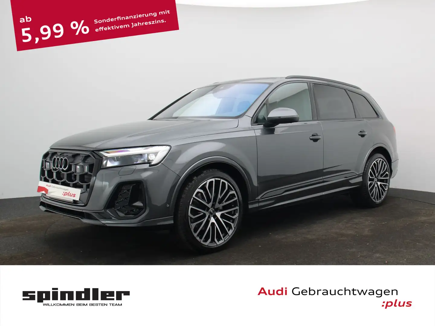 Audi Q7 S-Line 50 TDI quattro / OLED, Pano, AHK, B&O Grau - 1