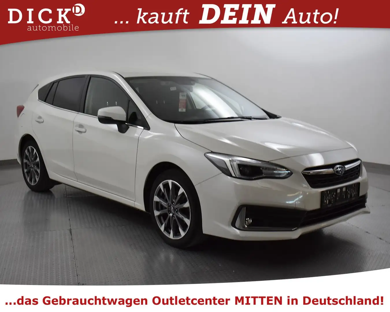 Subaru Impreza 1.6i 4WD Aut Exclus NAVI+SHZ+LED+KAM+ACC Weiß - 1