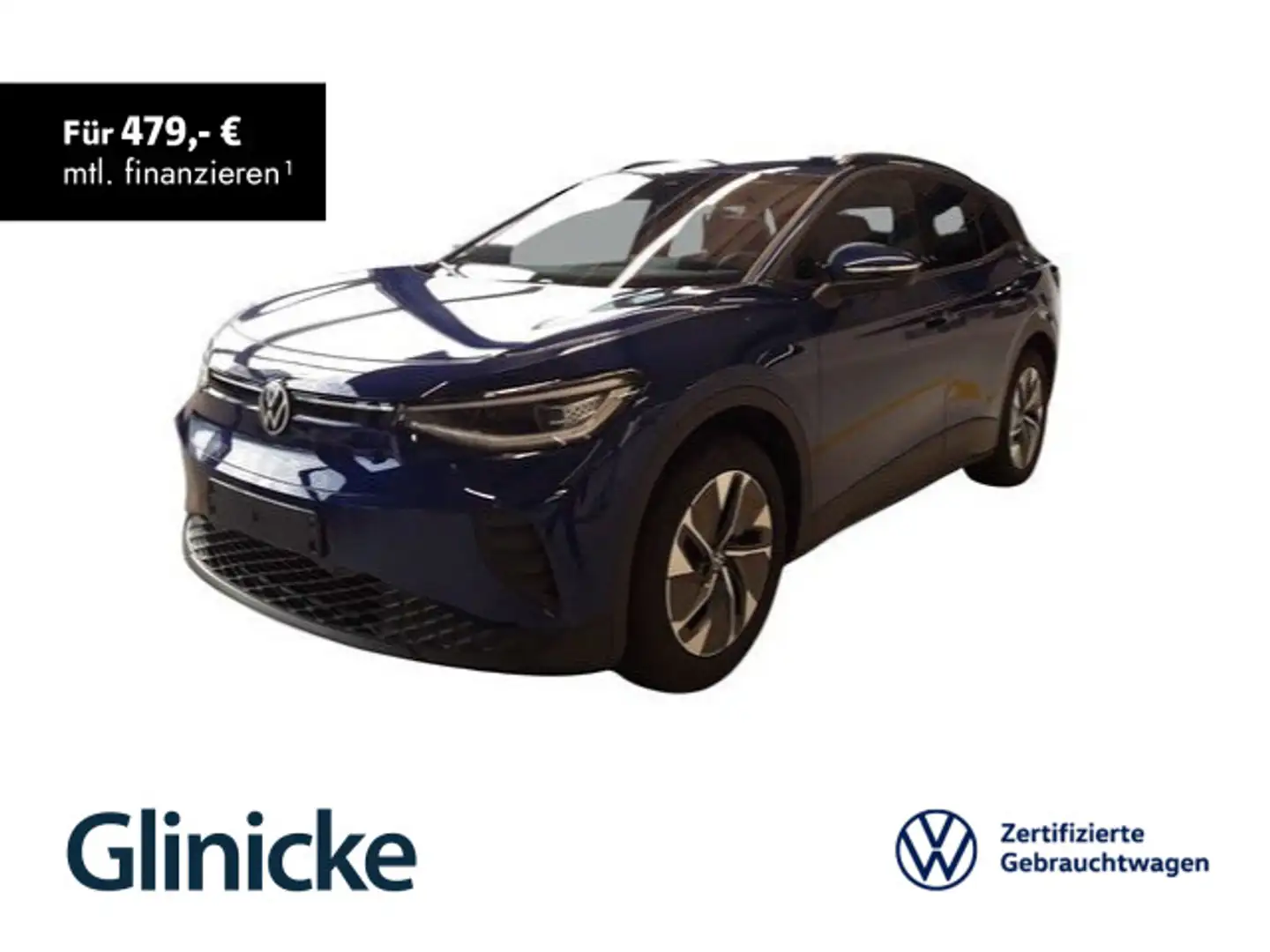 Volkswagen ID.4 Pure W-Pumpe/Matrix/Nav/DiscPro/AppCon/SHZ Blau - 1
