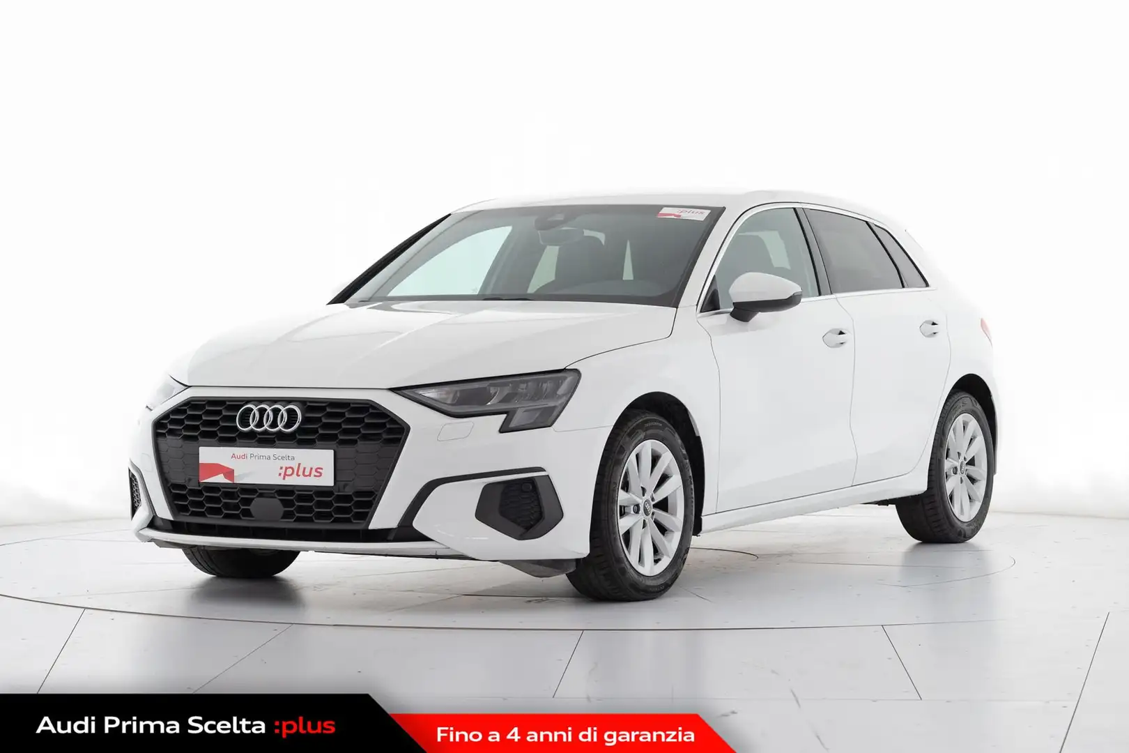 Audi A3 Sportback 30 g-tron S tronic - Interni S line Bianco - 1