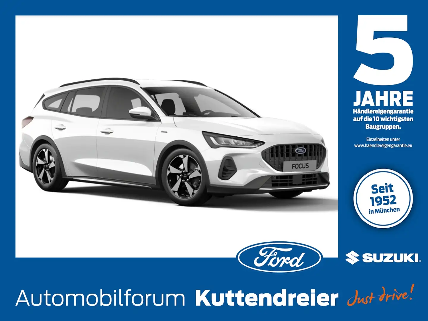 Ford Focus Turnier Active 125 MHEV LED*iACC*CAM*NAV Blanco - 1