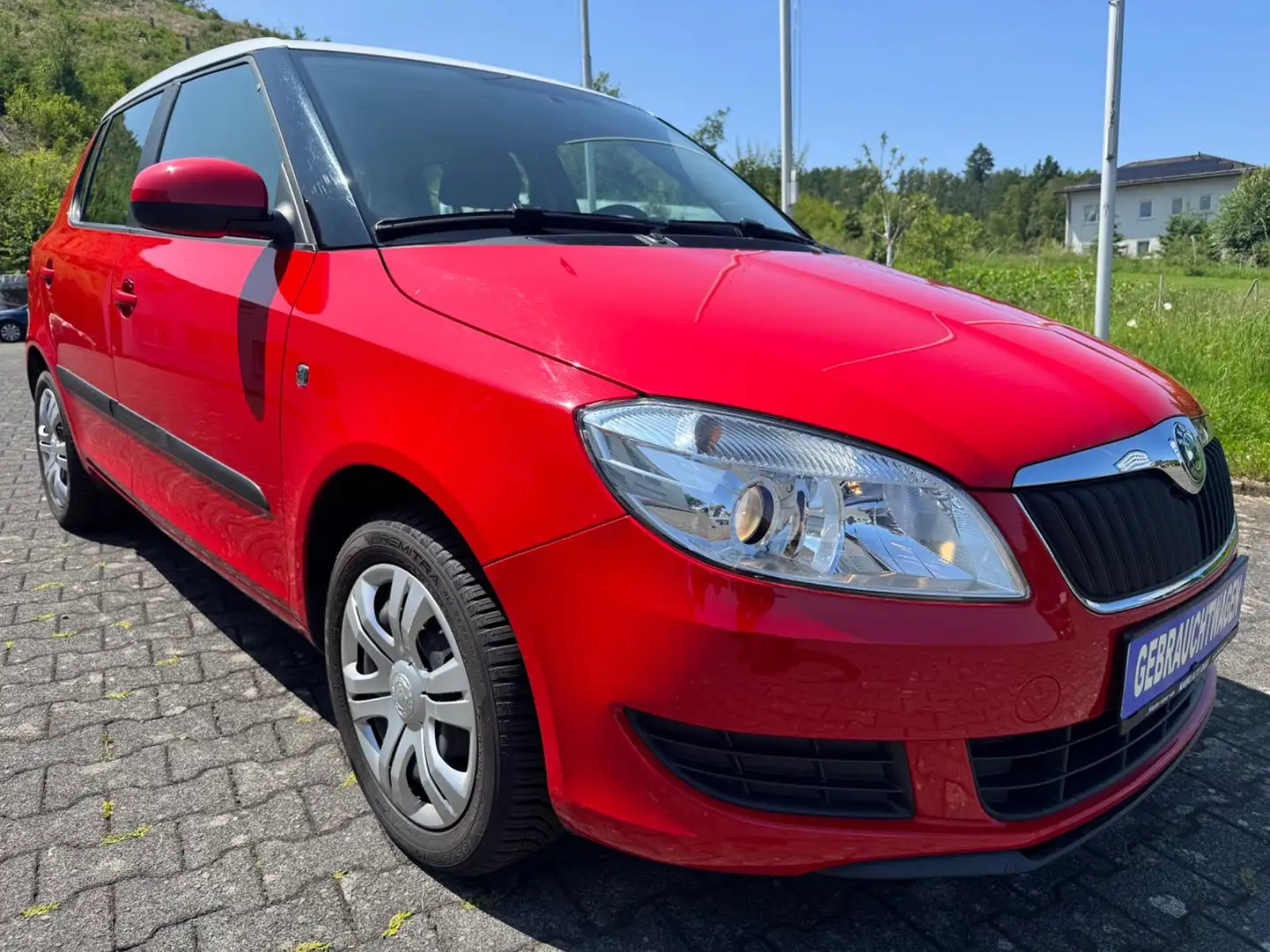 Skoda Fabia Ambiente-1,2-NUR 57000 KM-Tüv/Au neu- Rot - 1