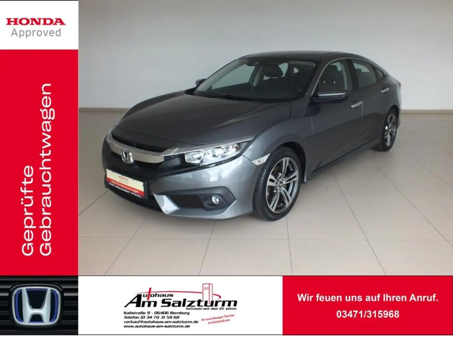 Honda Civic 1.5 i-VTEC Turbo Elegance Silber - 1
